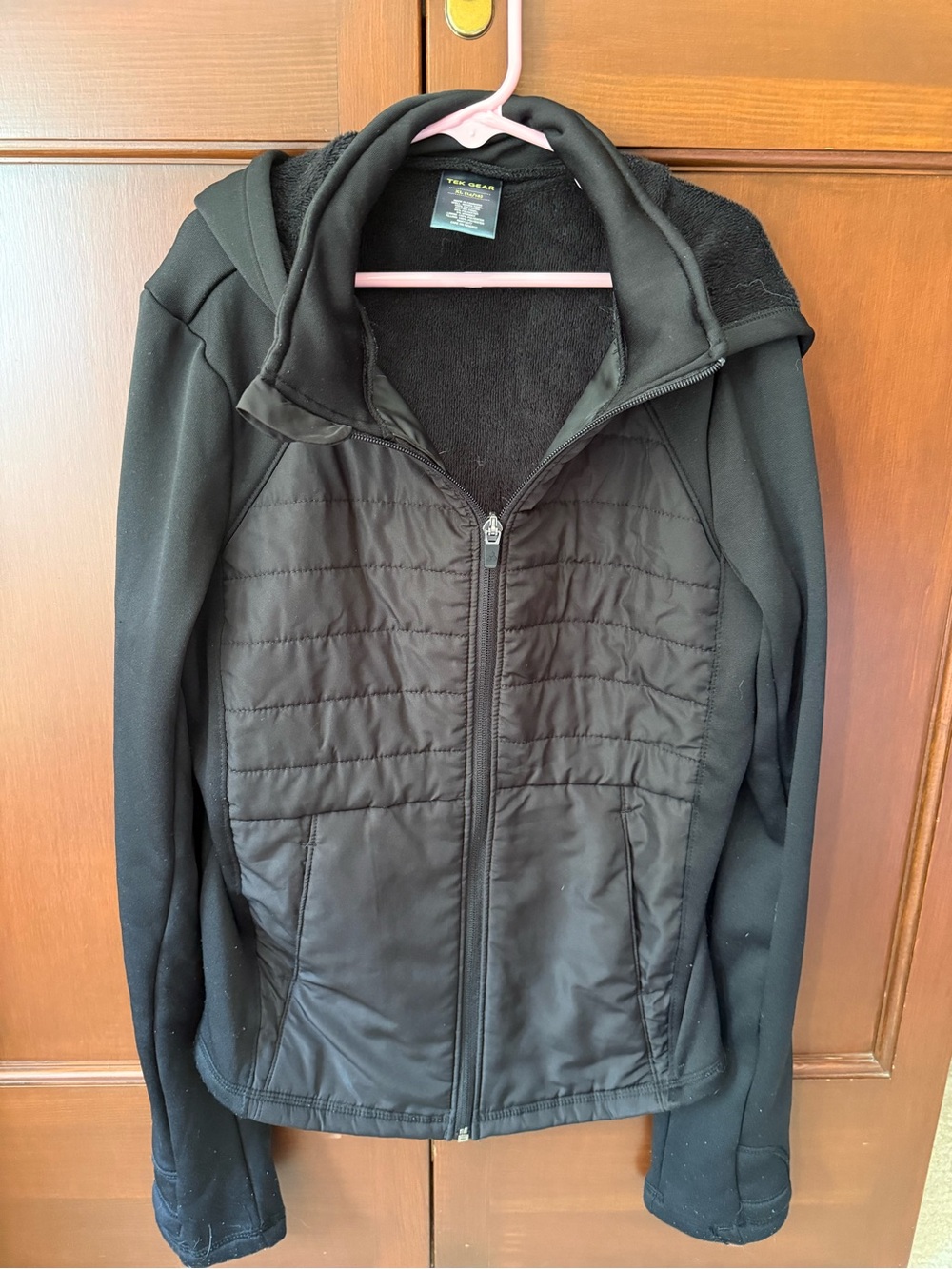 tek gear Black Kids Jacket with Hood